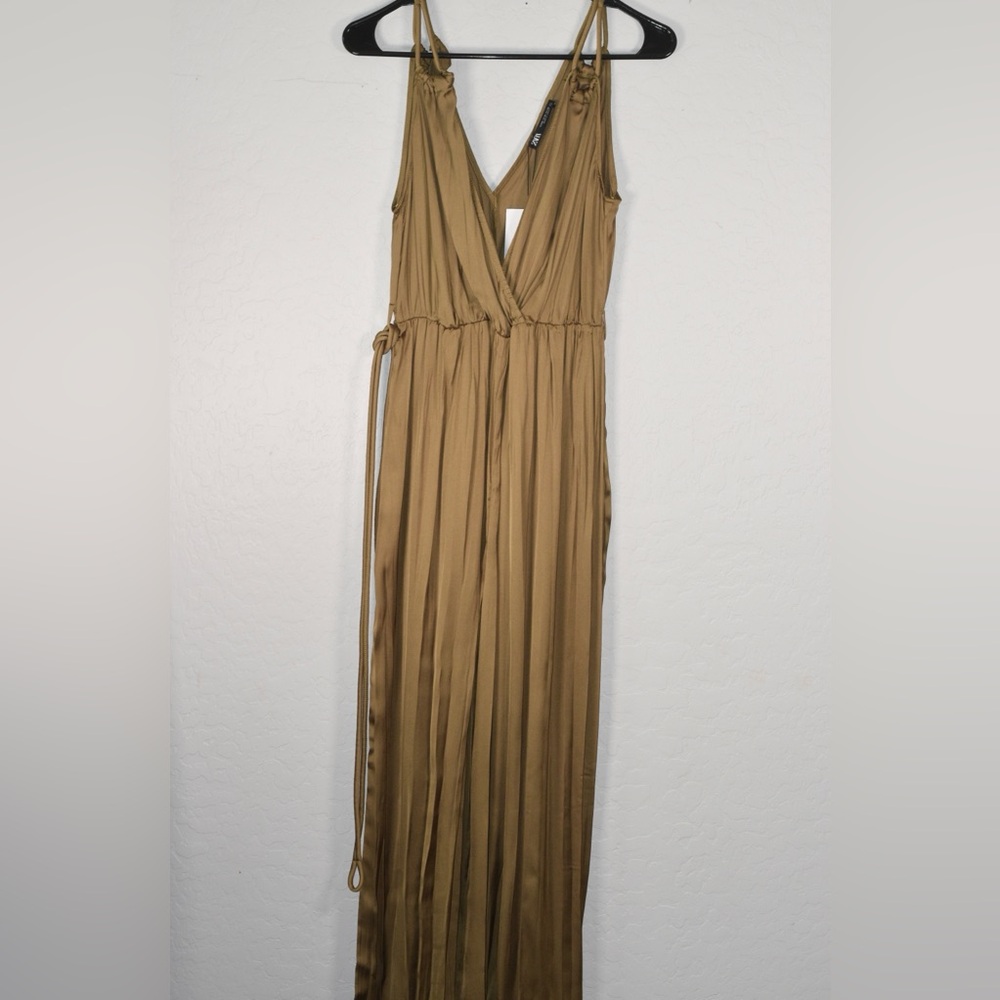 Zara NWT Pleaded Romper